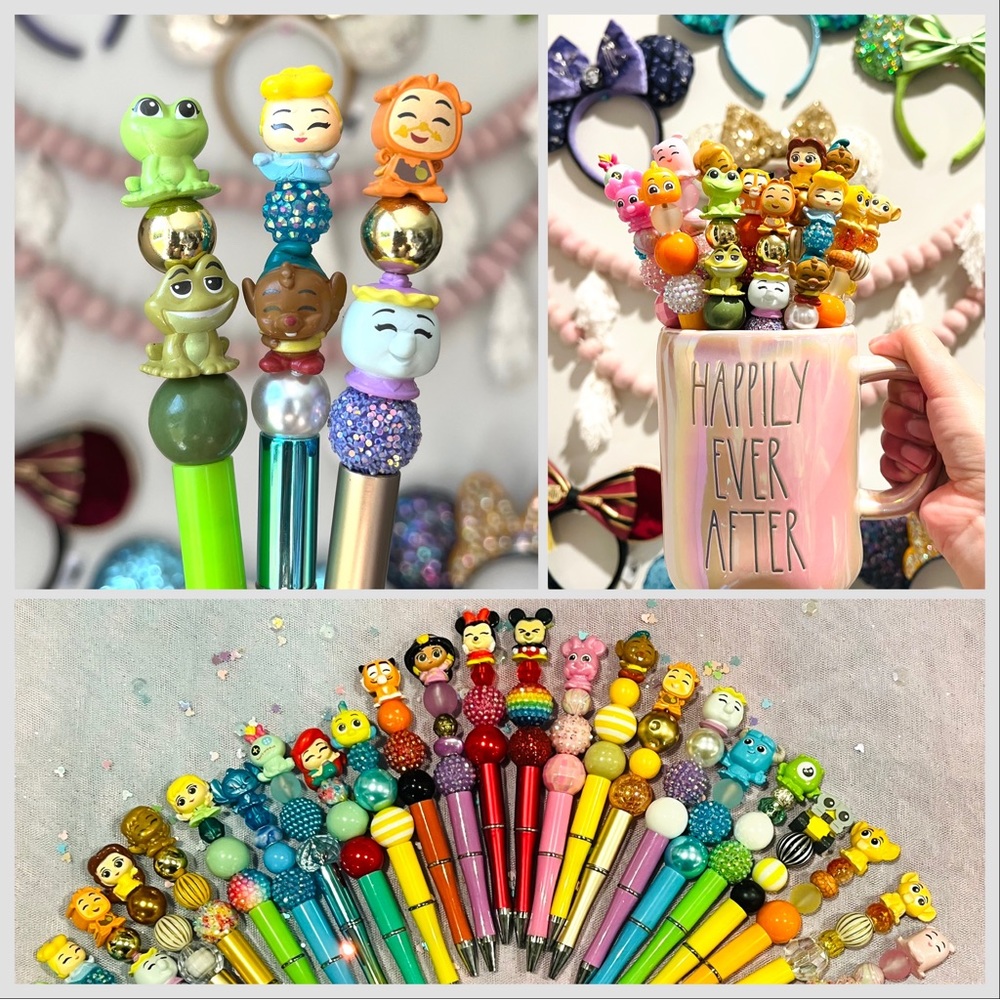 ✨💖 Disney Doorable squish alot bead pen ✍️